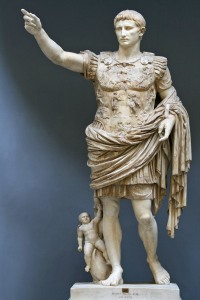 Augustus von Prima Porta (20-17 v. Chr.), aus der Villa Livia in Prima Porta, 1863